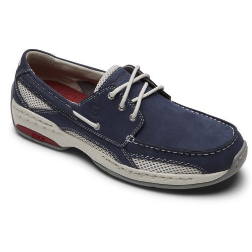 Men's Captain Boat Shoe (Navy Nubuck)