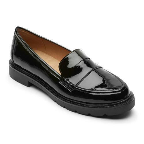 Women’s Kacey Penny Loafer (Black Patent)