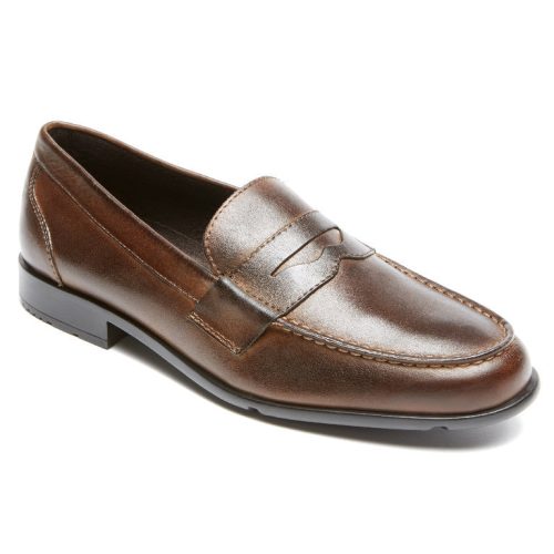 Men's Classic Penny Loafer (Dark Brown)